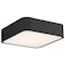 Access Lighting Granada, LED Flush Mount, Black Finish, Acrylic Lens Acrylic 49980LEDD-BL/ACR - alternate 1